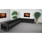 Flash Furniture 9 pcs. Living Room Set, 28-3/4" to 113" x 27-1/2", Upholstery Color: Black ZB-IMAG-SECT-SET4-GG - alternate 1