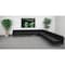 Flash Furniture 9 pcs. Living Room Set, 28-3/4" to 140-1/2" x 27-1/2", Upholstery Color: Black, Series: Imagination ZB-IMAG-SECT-SET7-GG - alternate 1