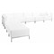 Flash Furniture 9 pcs. Living Room Set, 28-3/4" to 140-1/2" x 27-1/2", Upholstery Color: White ZB-IMAG-SECT-SET11-WH-GG - alternate 1