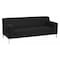 Flash Furniture Sofa, 31" x 29-1/4", Upholstery Color: Black ZB-DEFINITY-8009-SOFA-BK-GG - alternate 1
