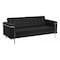 Flash Furniture Sofa, 33" x 31-1/2", Upholstery Color: Black ZB-LESLEY-8090-SOFA-BK-GG - alternate 1