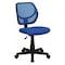 Flash Furniture Mesh Task Chair, 15-1/2" to 19-1/2", Blue WA-3074-BL-GG - alternate 1