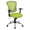 Flash Furniture Task Chair, 18" to 22", Fixed Arms, Green H-8369F-GN-GG - alternate 1