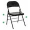 Flash Furniture Metal Folding Chair, Black HF3-MC-309AS-BK-GG - alternate 1