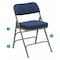 Flash Furniture Fabric Folding Chr, Navy, 2.5" Padded Seat HA-MC320AF-NVY-GG - alternate 1