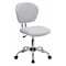 Flash Furniture Task Chair, 17-1/4" to 21", White H-2376-F-WHT-GG - alternate 1