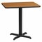 Flash Furniture Rectangle Natural Laminate Table, 24" W, 30" L, 31.125" H, Laminate Top, Wood Grain XU-NATTB-2430-T2222-GG - alternate 1