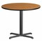 Flash Furniture Round Natural Laminate Table, Natural XU-RD-36-NATTB-T3030-GG - alternate 1