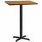 Flash Furniture Square Natural Laminate Table, Laminate Top, Wood Grain XU-NATTB-2424-T2222B-GG - alternate 1