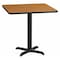 Flash Furniture Square Natural Laminate Table, 30" W, 30" L, 31.125" H, Laminate Top, Wood Grain XU-NATTB-3030-T2222-GG - alternate 1