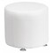 Flash Furniture Ottoman, 18" x 16-1/2", Upholstery Color: White ZB-803-RD-18-WH-GG - alternate 1