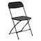 Flash Furniture Folding Chair - Black Plastic - Event Chair LE-L-3-BK-GG - alternate 1