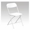 Flash Furniture Folding Chair -White Plastic - Event Chair LE-L-3-WHITE-GG - alternate 1