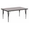 Flash Furniture Rectangle Activity Table, Laminate, Grey XU-A2460-REC-GY-H-P-GG - alternate 1