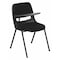 Flash Furniture Right Handed Tablet Arm Chair, Plastic, Bk, 21" W, 25.5" L, 32" H, Black RUT-EO1-01-PAD-RTAB-GG - alternate 1