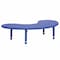 Flash Furniture Kidney Activity Table, Plastic, Steel, Blue YU-YCX-004-2-MOON-TBL-BLUE-GG - alternate 1