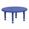 Flash Furniture Round Activity Table, Plastic, Steel, Blue YU-YCX-007-2-ROUND-TBL-BLUE-GG - alternate 1