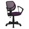 Flash Furniture Mesh Task Chair, 15-1/2" to 19-1/2", Fixed Arms, Purple WA-3074-PUR-A-GG - alternate 1