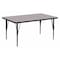 Flash Furniture Rectangle Activity Table, Laminate, Grey XU-A2448-REC-GY-H-P-GG - alternate 1