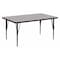 Flash Furniture Rectangle Activity Table, Laminate, Grey XU-A2448-REC-GY-T-P-GG - alternate 1