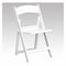 Flash Furniture Resin Folding Chair w/Slatted Seat, Wht LE-L-1-WH-SLAT-GG - alternate 1
