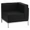Flash Furniture Hercules Imagination Chair, Black Back, 28-1/2 in W 28-1/2" L 27-1/2" H, Leather Seat ZB-IMAG-RIGHT-CORNER-GG - alternate 1