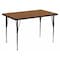 Flash Furniture Rectangle Activity Table, Laminate, Wood Grain XU-A3048-REC-OAK-H-A-GG - alternate 1
