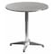 Flash Furniture Round Table, Round, Aluminum, 27.5", 27.5 W, 27.5 L, 27.5 H, Aluminum, Plastic, Stainless Steel, Grey TLH-052-2-GG - alternate 1