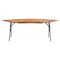 Flash Furniture Serpentine Serpentine Wood Table, 7.25 ft. x 2.5 ft., Wood Top, Wood Grain YT-WSFT60-30-SP-GG - alternate 1