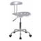 Flash Furniture Contemporary Chair, 20-1/4" to 25-3/4", Silver LF-214-SILVER-GG - alternate 1