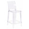 Flash Furniture Square Back Ghost Stool OW-SQUAREBACK-24-GG - alternate 1