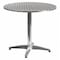 Flash Furniture Round Table, Round, Aluminum, 31.5", Aluminum, Plastic, Stainless Steel, Grey TLH-052-3-GG - alternate 1