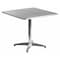 Flash Furniture Square Table, Square, Aluminum, 31.5", 31.5 W, 31.5 L, 27.5 H, Aluminum, Plastic, Stainless Steel TLH-053-3-GG - alternate 1
