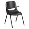 Flash Furniture Tablet Arm Chair, Right Hand Flip-Up, Blk, 21" W, 25.5" L, 32" H, Black RUT-EO1-BK-RTAB-GG - alternate 1