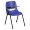 Flash Furniture Tablet Arm Chair, Right Hand Flip-Up, Blu, 21" W, 25.5" L, 32" H, Blue RUT-EO1-BL-RTAB-GG - alternate 1