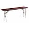 Flash Furniture Rectangle Training Table, Laminate Top, Wood Grain YT-1872-HIGH-WAL-GG - alternate 1