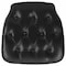 Flash Furniture Tufted Chair Cushion, Black Vinyl SZ-TUFT-BLACK-GG - alternate 1