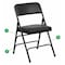 Flash Furniture Folding Chair, Black Vinyl, 30" H HA-MC309AV-BK-GG - alternate 1