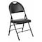 Flash Furniture Folding Chair, Black Vinyl, 34.5" H HA-MC705AV-3-BK-GG - alternate 1