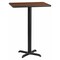 Flash Furniture Rectangle Walnut Table, Rectangle w/X-Base, 24"x30", Laminate Top, Wood Grain XU-WALTB-2430-T2222B-GG - alternate 1