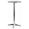 Flash Furniture Round Fold Bar Table, Aluminum, Round, 25.5", Aluminum, Plastic, Stainless Steel Top, Aluminum TLH-059A-GG - alternate 1