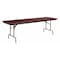 Flash Furniture Rectangle Folding Table, Laminate Top, Wood Grain YT-3096-HIGH-WAL-GG - alternate 1