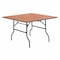Flash Furniture Square Folding Table, Wood Top, Wood Grain YT-WFFT48-SQ-GG - alternate 1