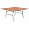 Flash Furniture Square Folding Table, Wood Top, Wood Grain YT-WFFT60-SQ-GG - alternate 1