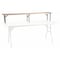 Flash Furniture Rectangle Bar Top Riser, 72"X12"X12", Wood Top, Wood Grain XA-72-RS-GG - alternate 1