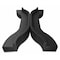 Flash Furniture 10 pcs. Living Room Set, 25-1/4" to 163-1/2" x 27", Upholstery Color: Black ZB-803-630-SET-BK-GG - alternate 1