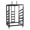 Flash Furniture Round Round Cocktail Table Dolly, 36" dia., Rubber, Steel, Black XA-36-COTA-DY-GG - alternate 1