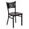 Flash Furniture Hercules Restaurant Chair, 17-1/4 in W 20" L 33-1/4" H XU-DG-60099-COF-MAHW-GG - alternate 1