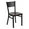 Flash Furniture Hercules Restaurant Chair, 17-1/4 in W 20" L 33-1/4" H XU-DG-60115-GRD-MAHW-GG - alternate 1