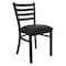 Flash Furniture Hercules Restaurant Chair, 16-1/2 in W 17" L 32-1/4" H XU-DG694BLAD-BLKV-GG - alternate 1